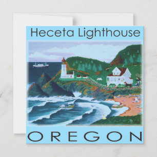 Heceta-Leuchtturm Magneteinladung