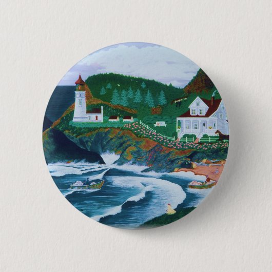 Heceta Lighthouse Button (Vorderseite)
