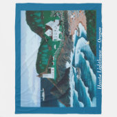 Heceta Lighthouse Fleece Blanket (Vorderseite)