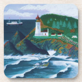 Heceta Lighthouse Getränkeuntersetzer (Vorderseite)
