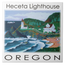 Heceta Lighthouse Tile Fliese