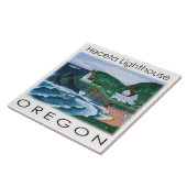 Heceta Lighthouse Tile Fliese (Seite)