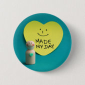 Hecho el día button (Vorderseite)