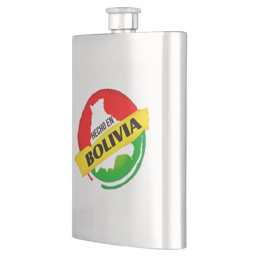 Hecho en Bolivia Flachmann (Links)