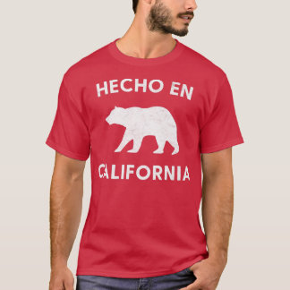 Hecho en California Bär mexikanisch-amerikanisches T-Shirt
