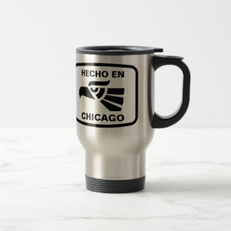 Hecho en Chicago personalizado Gewohnheit Reisebecher