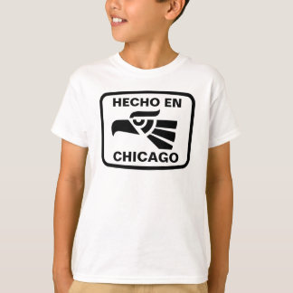 Hecho en Chicago personalizado Gewohnheit T-Shirt