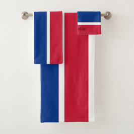 Hecho en Colombia Flag Badhandtuch Set