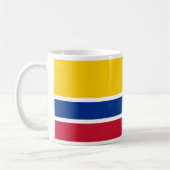 Hecho en Colombia Flag  Kaffeetasse (Links)