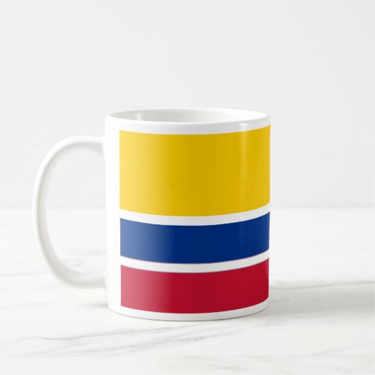 Hecho en Colombia Flag  Kaffeetasse (Links)