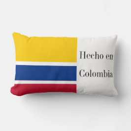 Hecho en Colombia Flag Lendenkissen