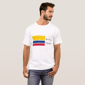 Hecho en Colombia Flag T-Shirt (Vorne ganz)