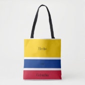 Hecho en Colombia Flag Tasche (Vorderseite)