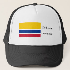 Hecho en Colombia Flag Truckerkappe