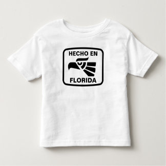 Hecho en Florida personalizado Gewohnheit Kleinkind T-shirt
