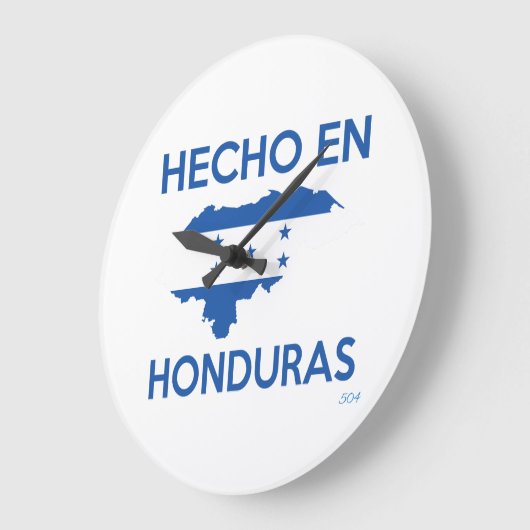 Hecho en Honduras Reloj de Pared Große Wanduhr (Winkel)