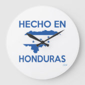 Hecho en Honduras Reloj de Pared Große Wanduhr (Vorderseite)