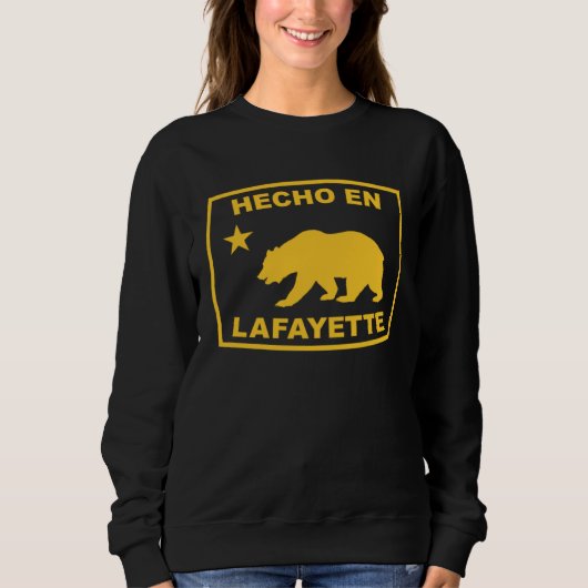 Hecho en Lafayette California Republic Pacific Coa Sweatshirt (Vorderseite)