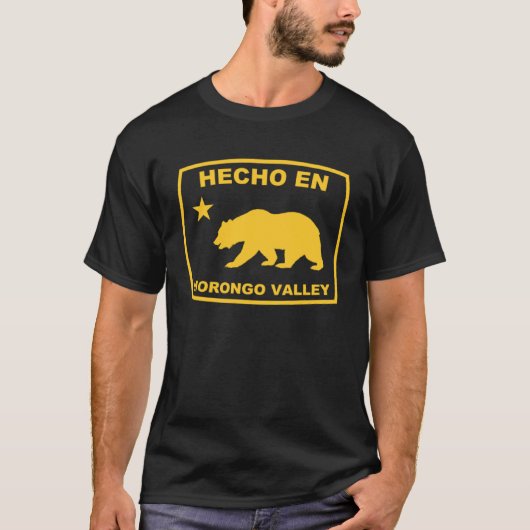 Hecho en Morongo Valley California Republic Pacifi T-Shirt (Vorderseite)