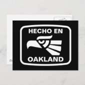 Hecho en Oakland personalizado Custom personalisie Postkarte (Vorne/Hinten)
