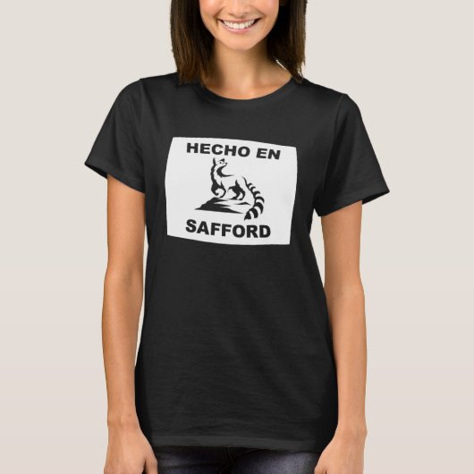 Hecho en Safford Arizona Ringtail State Animal T-Shirt (Vorderseite)