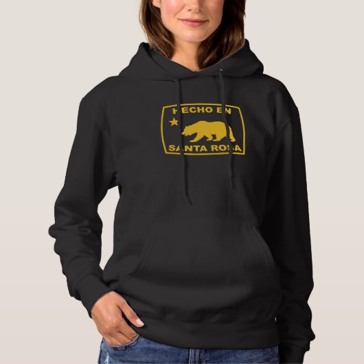 Hecho en Santa Rosa California Republic Pacific Co Hoodie (Vorderseite)