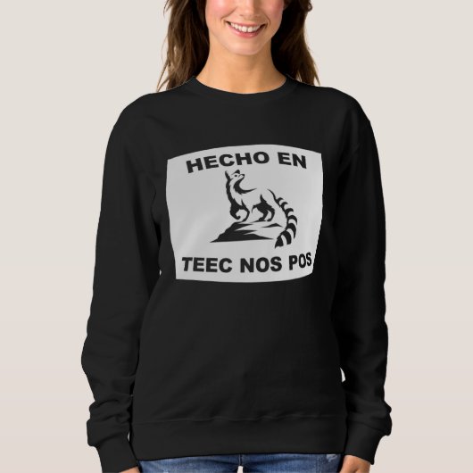 Hecho en Teec Nos Pos Arizona Ringtail State Anima Sweatshirt (Vorderseite)