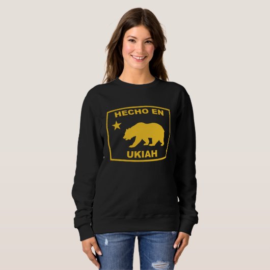 Hecho en Ukiah California Republic Pacific Coast Sweatshirt (Vorne ganz)