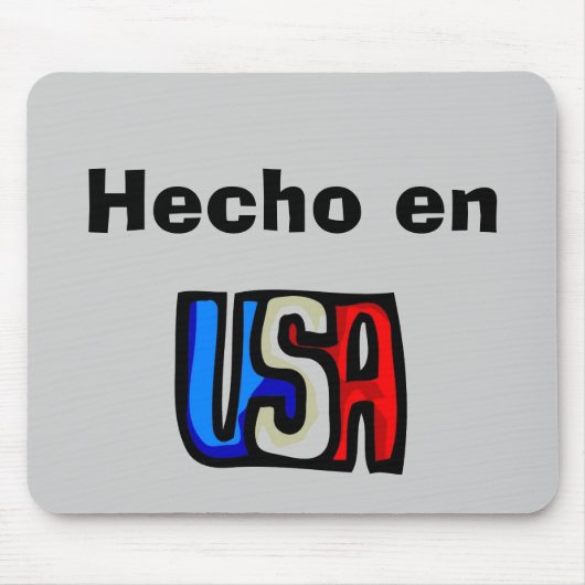 Hecho en USA Mouse Pad Mousepad (Vorne)
