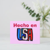 Hecho en USA Postcard Postkarte (Stehend Vorderseite)