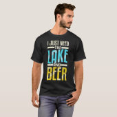 Hecht-Fisch-Druck T-Shirt (Vorne ganz)