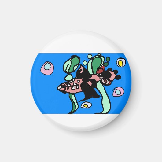 Hecht Kunst Magnet (Vorne)