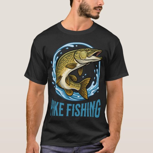 Hechtangeln T-Shirt (Vorderseite)