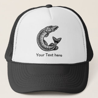 Hechtfischen Hut Truckerkappe