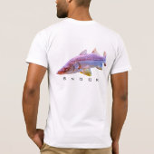 Hechtmakrele-Fisch-T - Shirt (Rückseite)