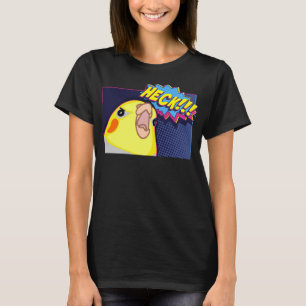 Heck Cockatiel, Birb Meme, Funny angry Parrot lov T-Shirt