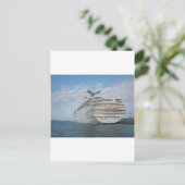 Heck des Karnevals-Empfindungs-Kreuzschiffs Postkarte (Stehend Vorderseite)