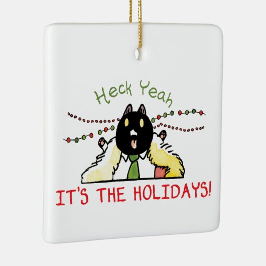 Heck yeah-Ornament Keramikornament (Rechts)