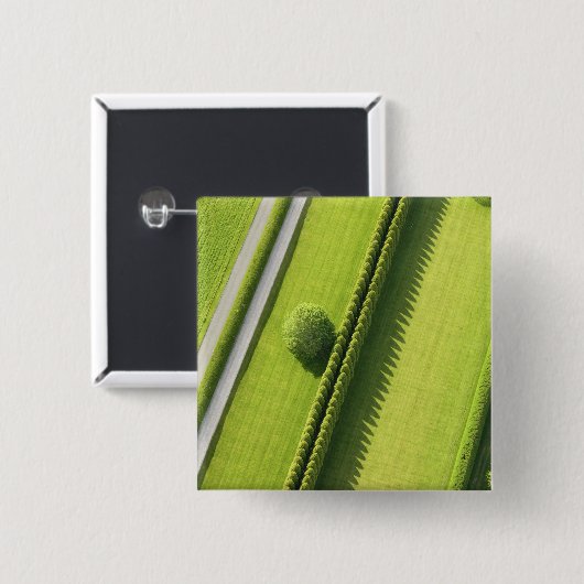 Hecke im Hamptons Button (Vorne & Hinten)