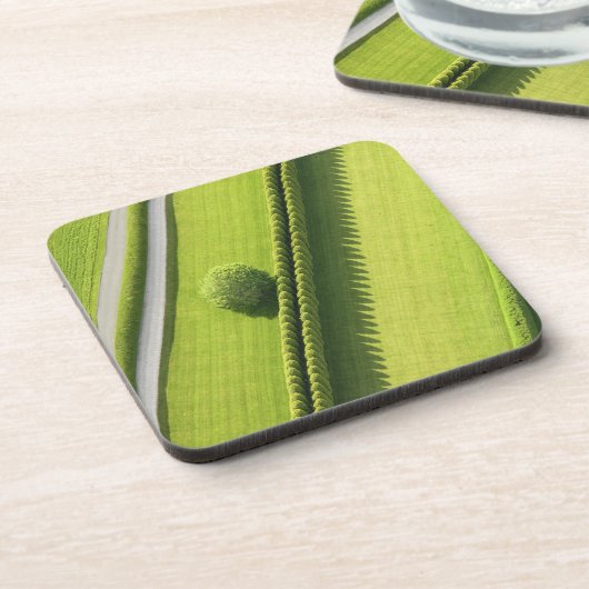 Hecke im Hamptons Untersetzer (Linke Seite)