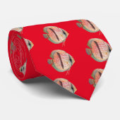 Heckel Blue Discus Krawatte (Gerollt)