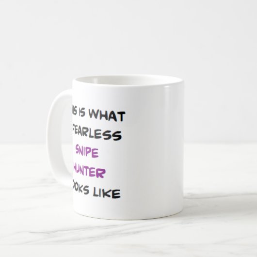 Heckenjäger, furchtlos kaffeetasse (Vorderseite Links)