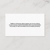 Heckenschere | Landschaftsschutz | Gras | Baum Visitenkarte (Rückseite)