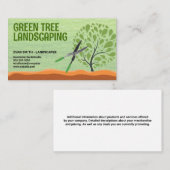Heckenschere | Landschaftsschutz | Gras | Baum Visitenkarte (Vorne/Hinten)