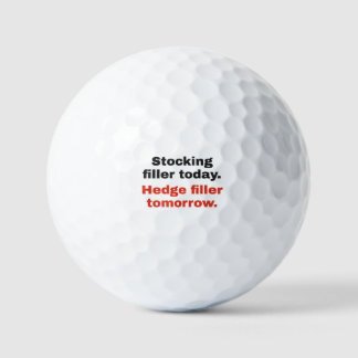 Heckenschneider Morgen: Lustige Golfbälle