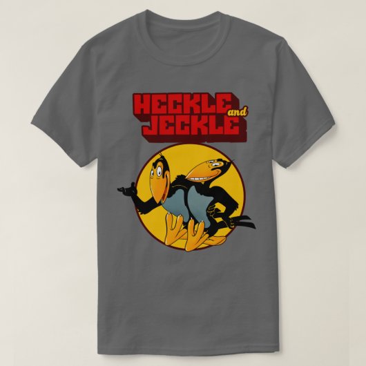 Heckle und Jeckle T-Shirt (Design vorne)