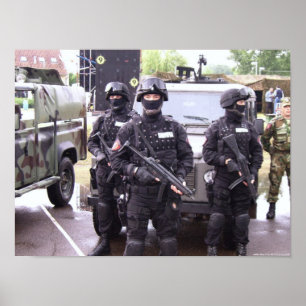 Heckler & Koch MP5 - serbische Polizei Poster