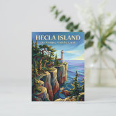 Hecla Island Canada Postkarte (Stehend Vorderseite)