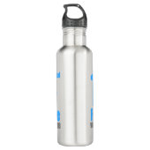 HECMA Wasserflasche Edelstahlflasche (Rückseite)