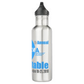 HECMA Wasserflasche Edelstahlflasche (Rechts)